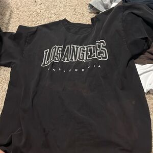 black LA shirt